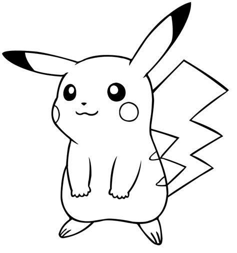 Dibujos de Pikachu para Colorear